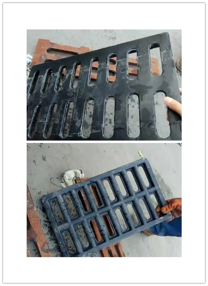 拜斯特300*500*30mm的树脂沟盖叉车过车暴力测试